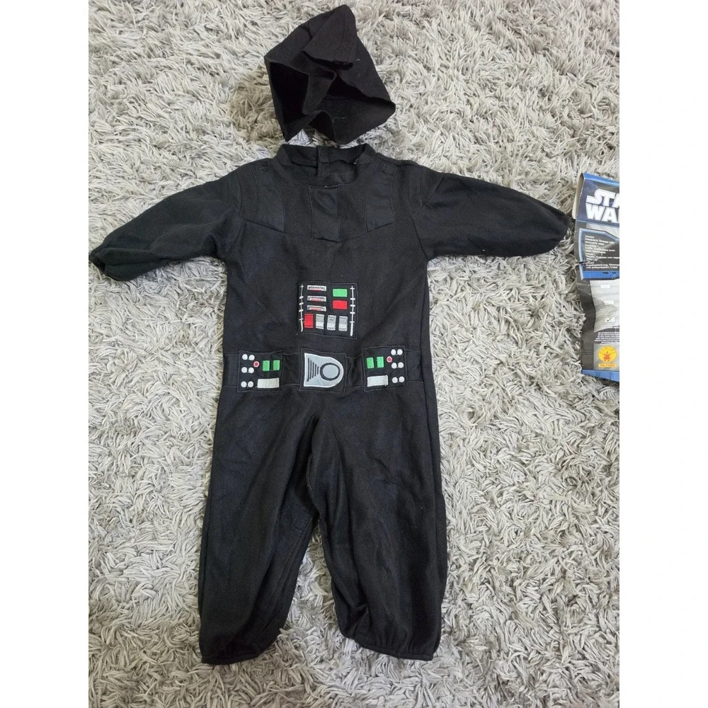 Star Wars Darth Vader Costume Size Toddler 1-2 years Sz 2-4  NIP Halloween